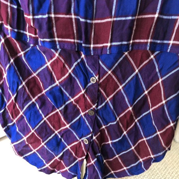 Lucky Brand button down flannel top - Picture 8 of 9